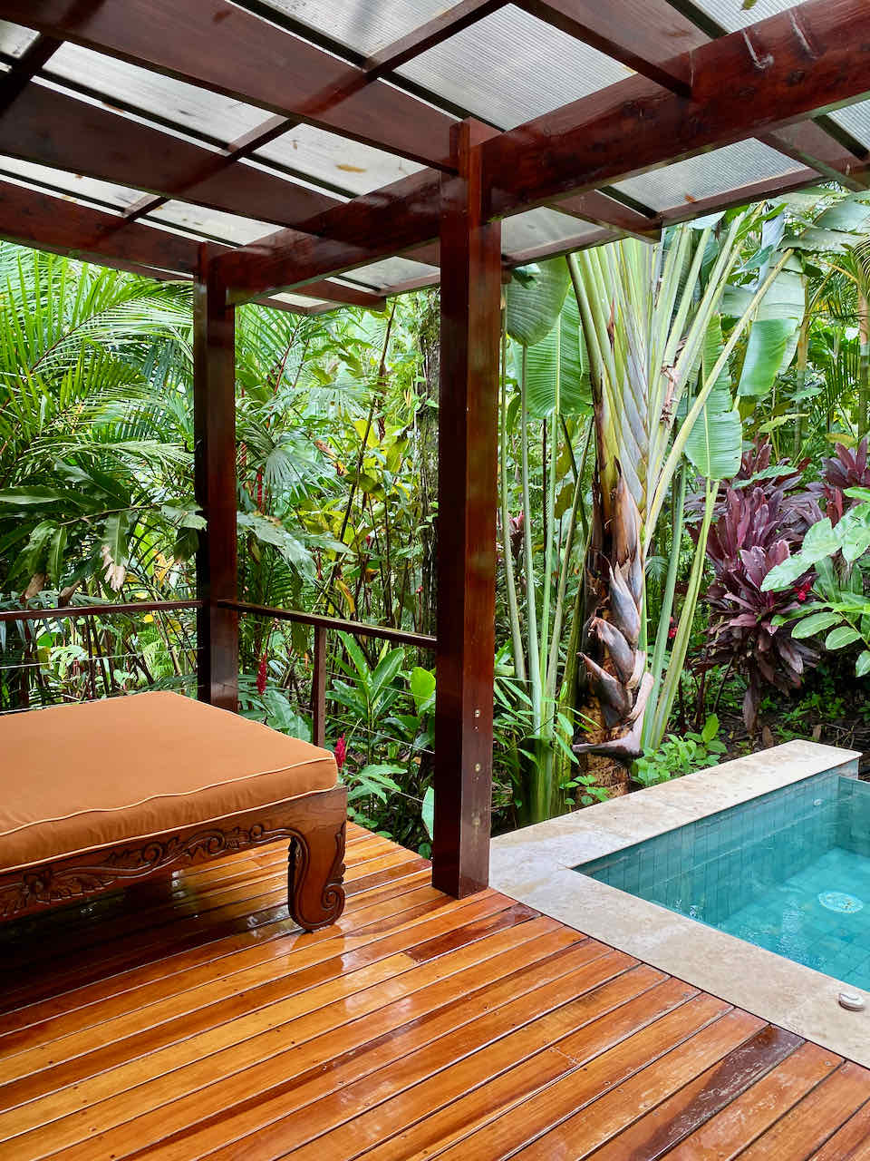 Villa in the rainforest with private plunge pool at Nayara Springs Resort in Costa Rica. 