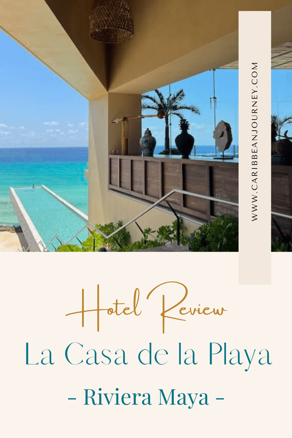 Hotel La Casa de la Playa adults only all-inclusive hotel in Mexico.