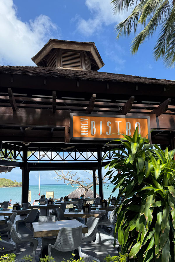Dining at Sandals Halcyon